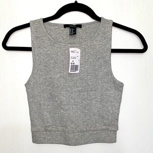 Forever 21 Gray Crop Top